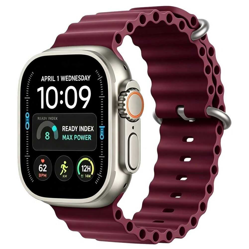 Tech-protect Iconband Pro Apple Watch 8 / 9 / 10 / 11 / 12 / Se / Ultra (44 / 45 / 46 / 49 Mm) Deep Burgundy Tech-protect Iconband Pro Apple Watch 8 / 9 / 10 / 11 / 12 / Se / Ultra (44 / 45 / 46 / 49 Mm) Deep Burgundy - Image 9
