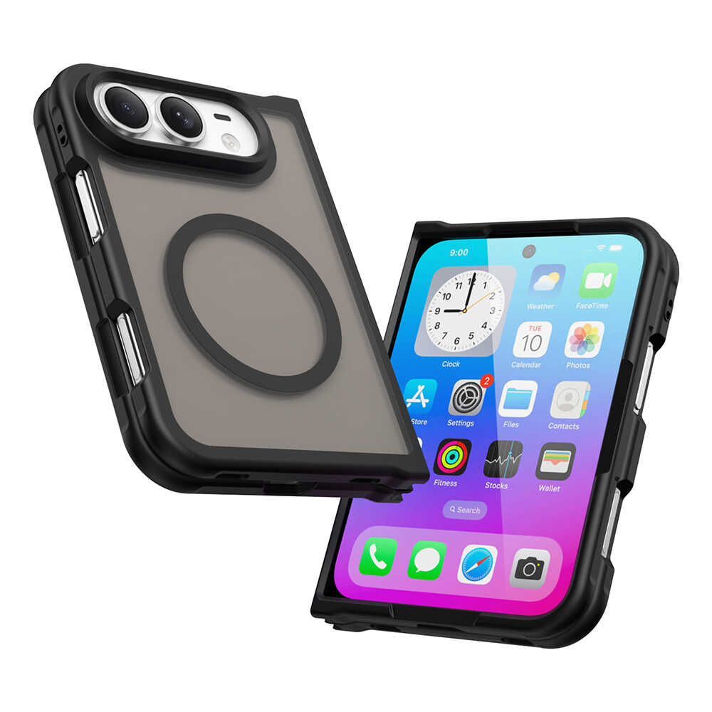 Alternative view of Techsuit - HaloFrost II MagSafe - iPhone Duo - Black