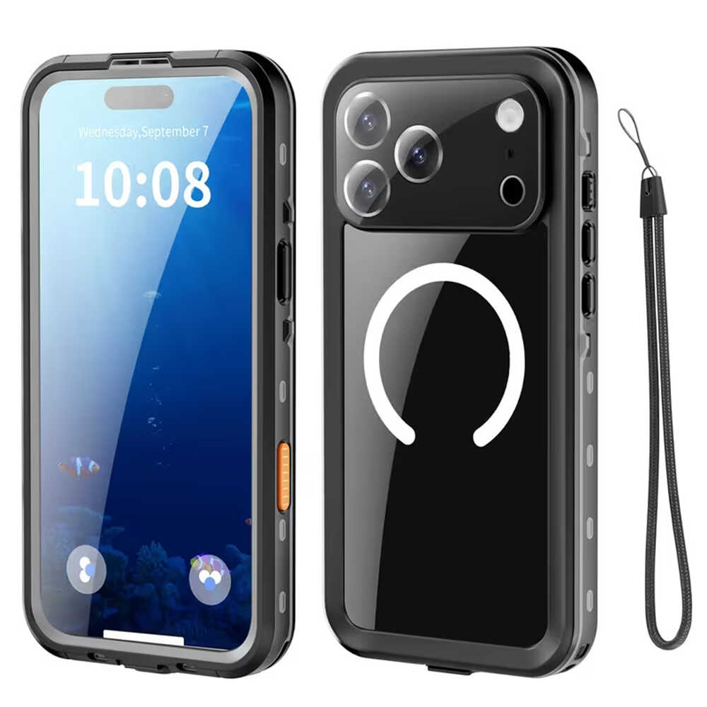 Alternative view of ShellBox - Waterproof IP68 Case - iPhone 18 Pro Max / iPhone 17 Pro Max - Black