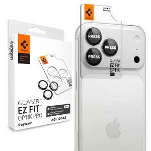 Spigen Optik Pro Glas.tr Ez Fit Camera Protector 2-pack Iphone 18 Pro / 18 Pro Max Dark Grey