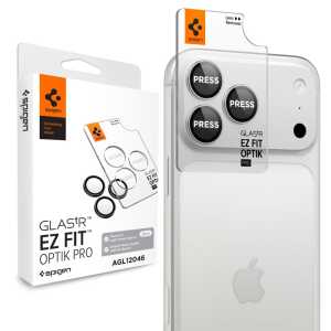 Spigen Optik Pro Glas.tr Ez Fit Camera Protector 2-pack Iphone 18 Pro / 18 Pro Max Silver