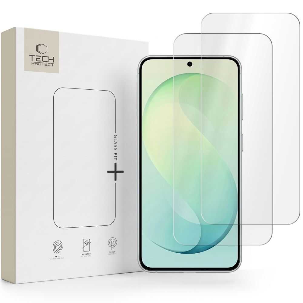 Tech-protect Glass Fit+ 2-pack Galaxy S26 Fe Clear