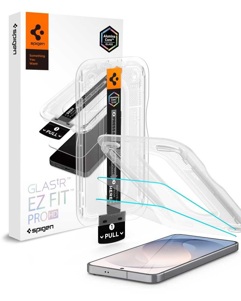 Alternative view of Spigen Glas.tr 'ez Fit Pro Ac 2-pack Galaxy S26 Fe Clear