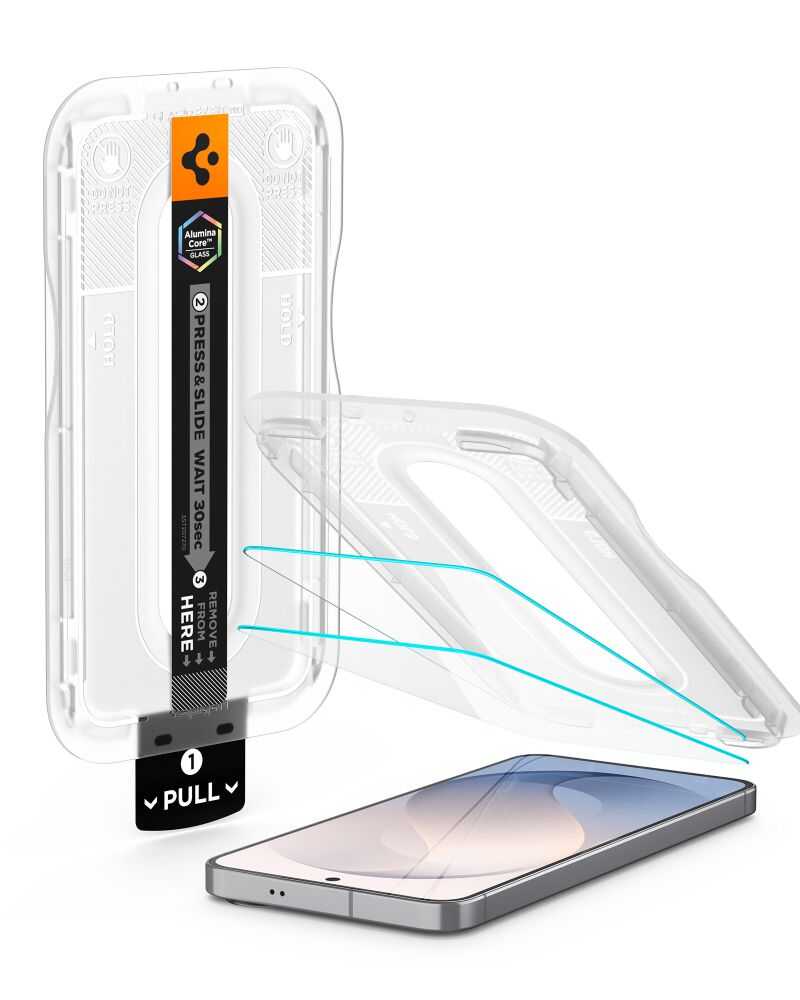 Spigen Glas.tr 'ez Fit Pro Ac 2-pack Galaxy S26 Fe Clear Spigen Glas.tr 'ez Fit Pro Ac 2-pack Galaxy S26 Fe Clear - Image 4
