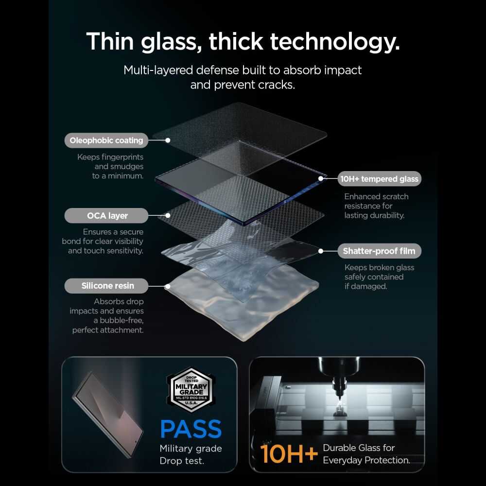 Spigen Glas.tr 'ez Fit Pro Ac 2-pack Galaxy S26 Fe Clear Spigen Glas.tr 'ez Fit Pro Ac 2-pack Galaxy S26 Fe Clear - Image 8