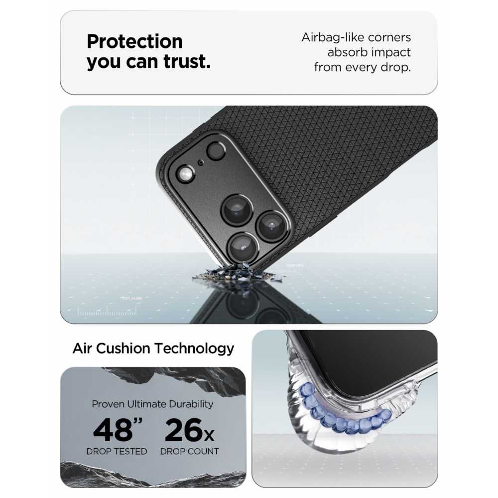 Spigen Liquid Air Iphone 17 Pro Max / 18 Pro Max Matte Black Spigen Liquid Air iPhone 17 Pro Max / 18 Pro Max Matte Black - Image 10