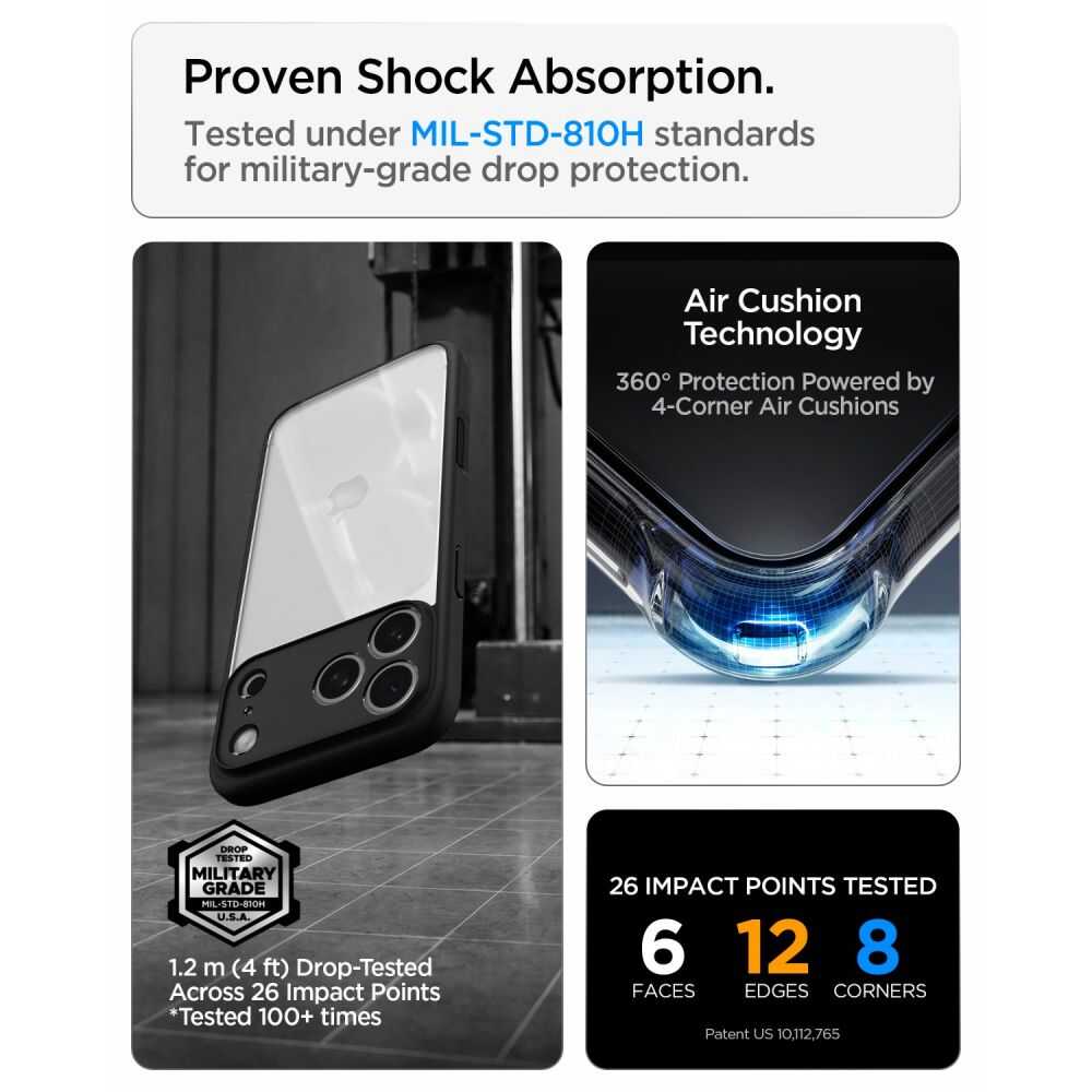 Spigen Ultra Hybrid Iphone 17 Pro Max / 18 Pro Max Matte Black Spigen Ultra Hybrid iPhone 17 Pro Max / 18 Pro Max Matte Black - Image 10