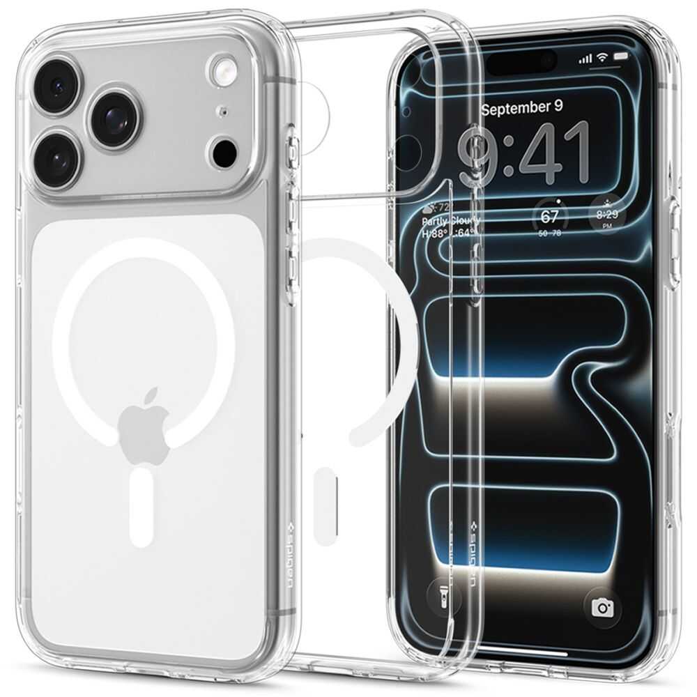 Alternative view of Spigen Ultra Hybrid MagSafe iPhone 17 Pro / 18 Pro Διάφανο/Λευκό