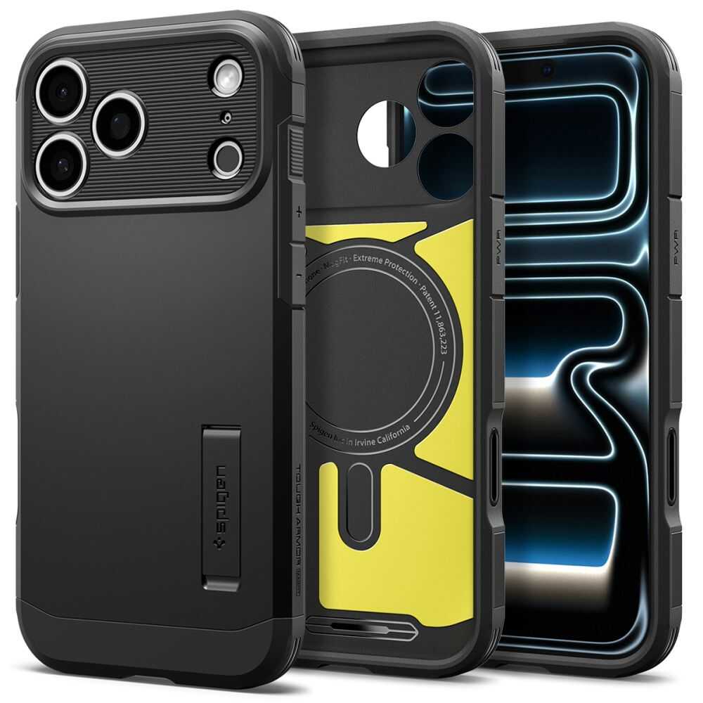 Alternative view of Spigen Tough Armor T Magsafe iPhone 17 Pro / 18 Pro Black