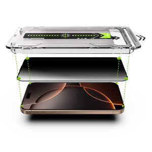 Alternative view of Techsuit - TitanGlass FullCover - iPhone 18 Pro Max - Privacy