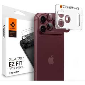 Spigen Optik Pro Xl Glas.tr Ez Fit Camera Protector Iphone 18 Pro Burgundy