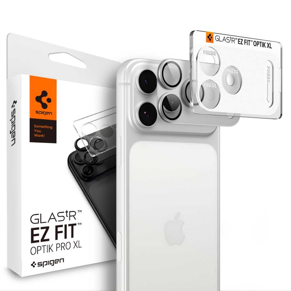 Spigen Optik Pro Xl Glas.tr Ez Fit Camera Protector Iphone 18 Pro Silver Spigen Optik Pro Xl Glas.tr Ez Fit Camera Protector Iphone 18 Pro Silver