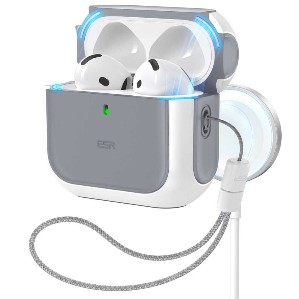 Esr Orbit Halolock Magsafe Apple Airpods 4 / 5 White Esr Orbit Halolock Magsafe Apple Airpods 4 / 5 White