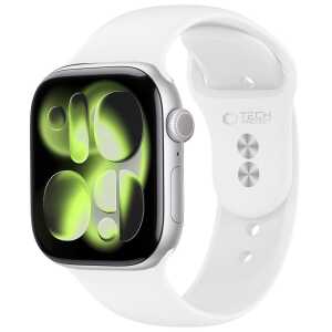 Tech-protect Silicone Apple Watch 8 / 9 / 10 / 11 / 12 / Se (40 / 41 / 42 Mm) White