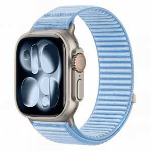 Tech-protect Nylonloop Apple Watch 8 / 9 / 10 / 11 / 12 / Se (40 / 41 / 42 Mm) Baby Blue