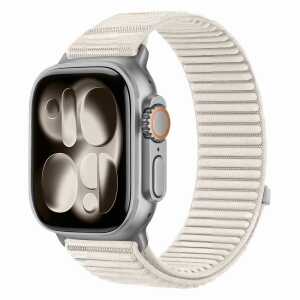 Tech-protect Nylonloop Apple Watch 8 / 9 / 10 / 11 / 12 / Se (40 / 41 / 42 Mm) Starlight