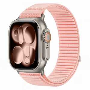 Tech-protect Nylonloop Apple Watch 8 / 9 / 10 / 11 / 12 / Se (40 / 41 / 42 Mm) Blush Pink