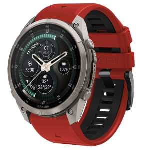 Tech-protect Iconband Pro Garmin Fenix 5x / 5x Plus / 6x / 6x Pro / 7x / 8 / 8 Pro / 9 / 9 Pro (47 Mm) Red/black