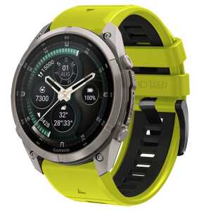 Tech-protect Iconband Pro Garmin Fenix 5x / 5x Plus / 6x / 6x Pro / 7x / 8 / 8 Pro / 9 / 9 Pro (47 Mm) Lime/black