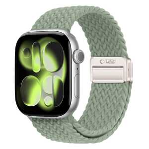 Tech-protect Nylonmag Apple Watch 8 / 9 / 10 / 11 / 12 / Se (40 / 41 / 42 Mm) Pistachio
