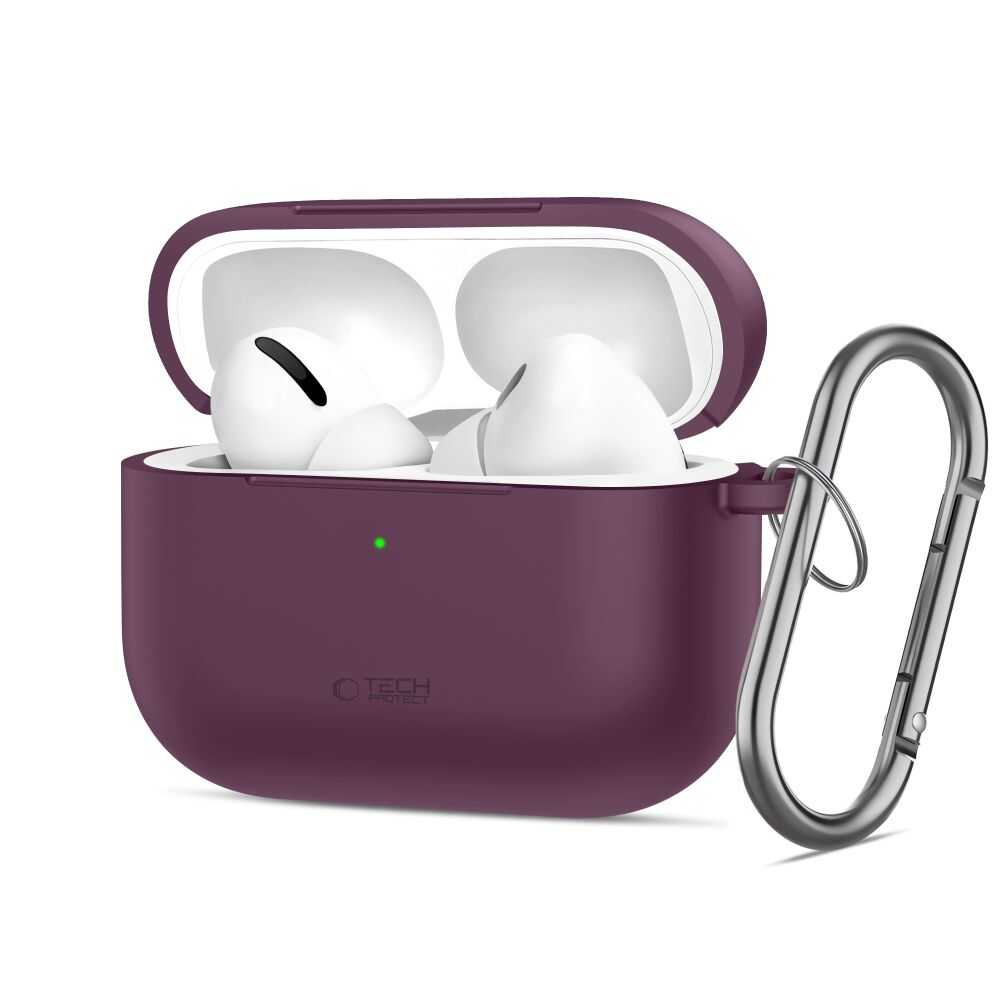 Tech-protect Silicone Hook Apple Airpods Pro 3 Burgundy Tech-protect Silicone Hook Apple Airpods Pro 3 Burgundy