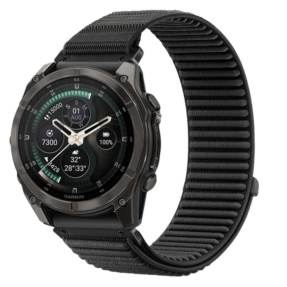 Tech-protect Nylonloop Garmin Fenix 5x / 5x Plus / 6x / 6x Pro / 7x / 8 / 8 Pro / 9 / 9 Pro (51 Mm) Black Tech-protect Nylonloop Garmin Fenix 5x / 5x Plus / 6x / 6x Pro / 7x / 8 / 8 Pro / 9 / 9 Pro (51 Mm) Black