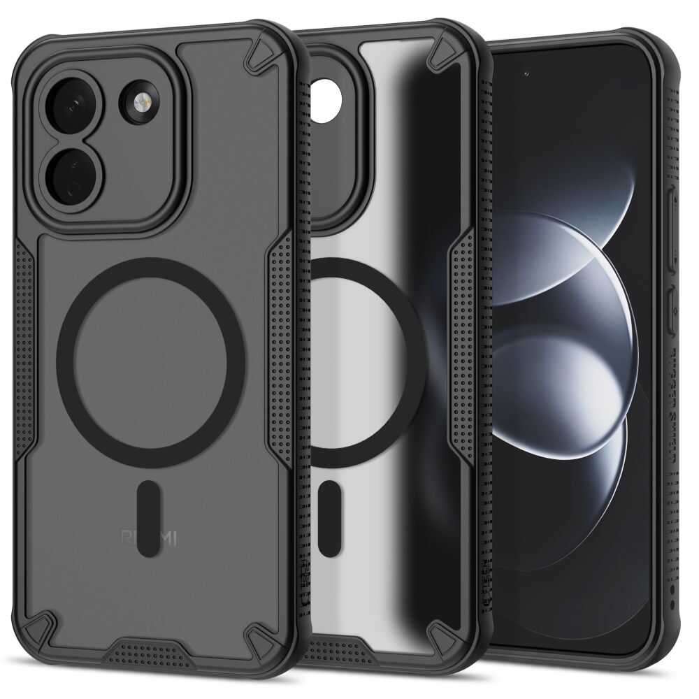 Tech-protect Rugged Shield Magsafe Xiaomi Redmi Note 17 Pro Max 5g Matte Black Tech-protect Rugged Shield Magsafe Xiaomi Redmi Note 17 Pro Max 5g Matte Black