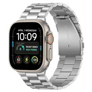 Tech-protect Stainless Apple Watch 8 / 9 / 10 / 11 / 12 / Se / Ultra (44 / 45 / 46 / 49 Mm) Silver