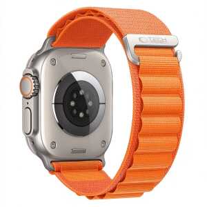 Tech-protect Nylon Pro Apple Watch 8 / 9 / 10 / 11 / 12 / Se / Ultra (44 / 45 / 46 / 49 Mm) Orange