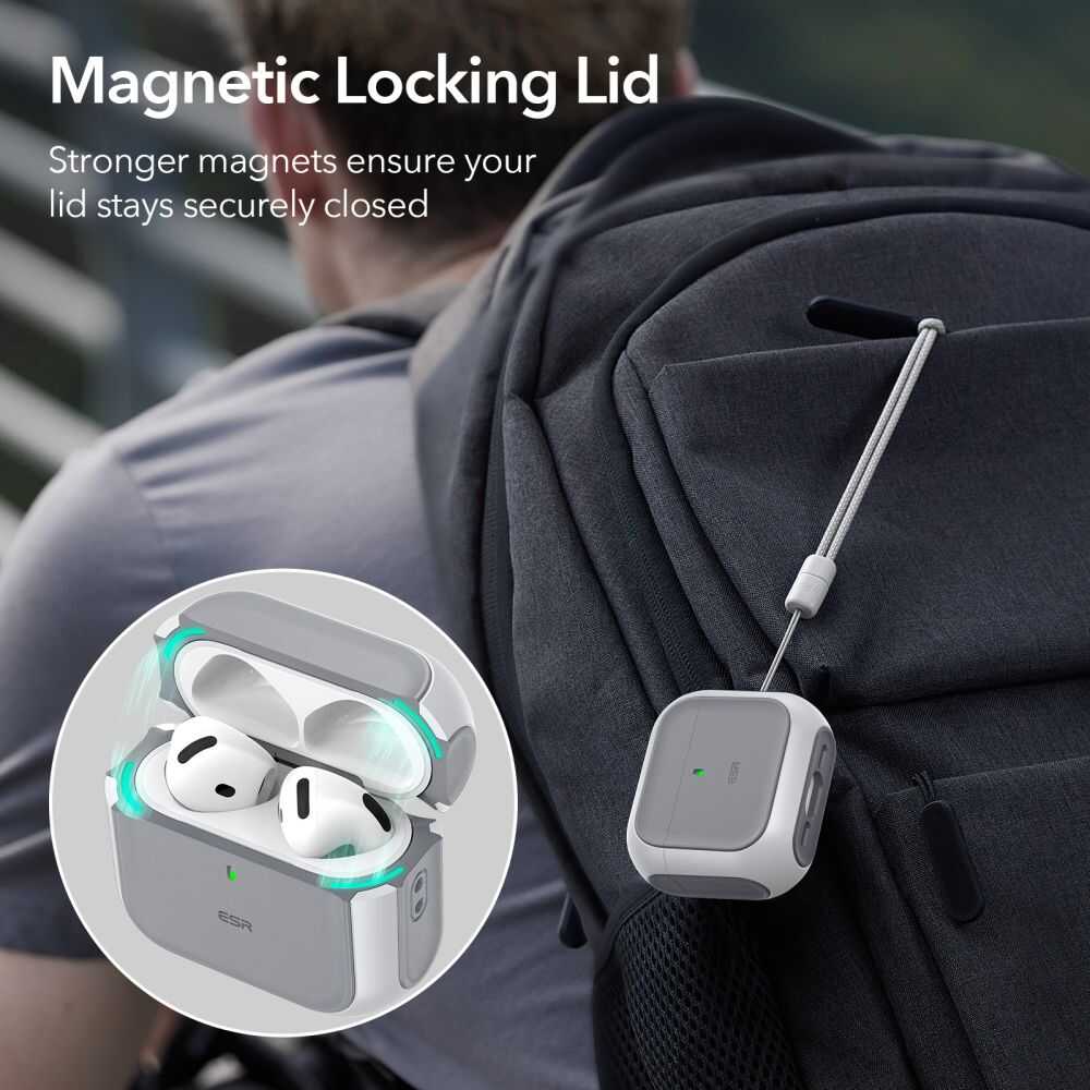 Esr Orbit Halolock Magsafe Apple Airpods 4 / 5 White Esr Orbit Halolock Magsafe Apple Airpods 4 / 5 White - Image 3