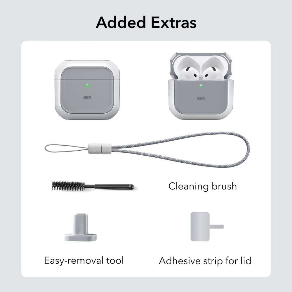 Esr Orbit Halolock Magsafe Apple Airpods 4 / 5 White Esr Orbit Halolock Magsafe Apple Airpods 4 / 5 White - Image 9