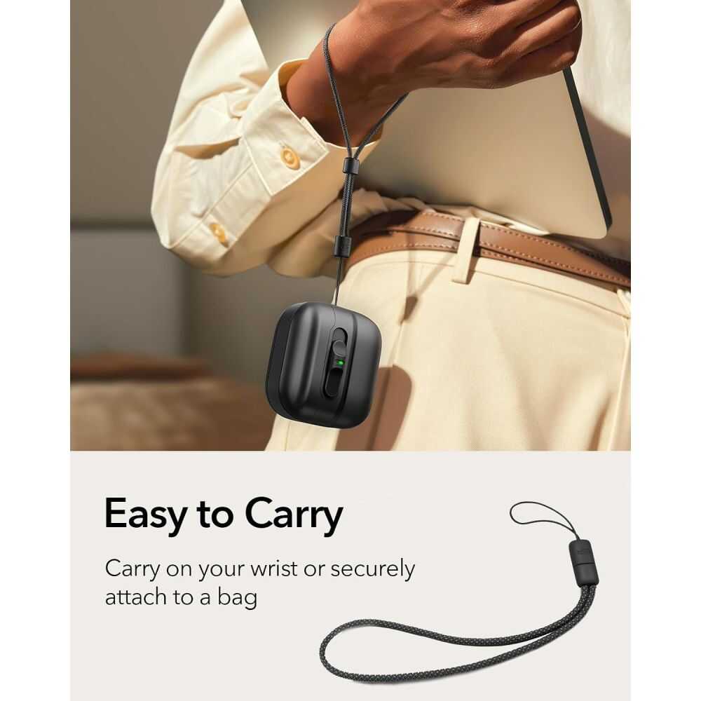 Esr Pulse Halolock Magsafe Apple Airpods 4 / 5 Black Esr Pulse Halolock Magsafe Apple Airpods 4 / 5 Black - Image 3