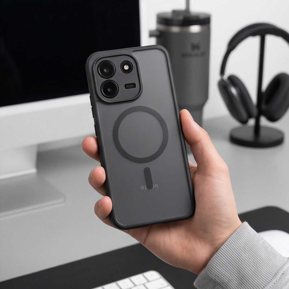 Tech-protect Basicmag Magsafe Xiaomi Redmi Note 17 Pro Max 5g Matte Black Tech-protect Basicmag Magsafe Xiaomi Redmi Note 17 Pro Max 5g Matte Black - Image 5