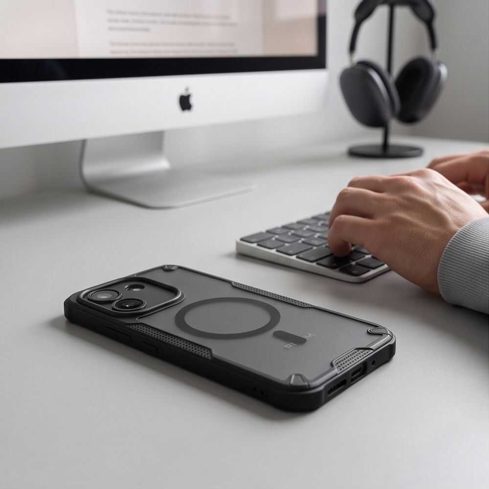Tech-protect Rugged Shield Magsafe Xiaomi Redmi Note 17 Pro Max 5g Matte Black Tech-protect Rugged Shield Magsafe Xiaomi Redmi Note 17 Pro Max 5g Matte Black - Image 7