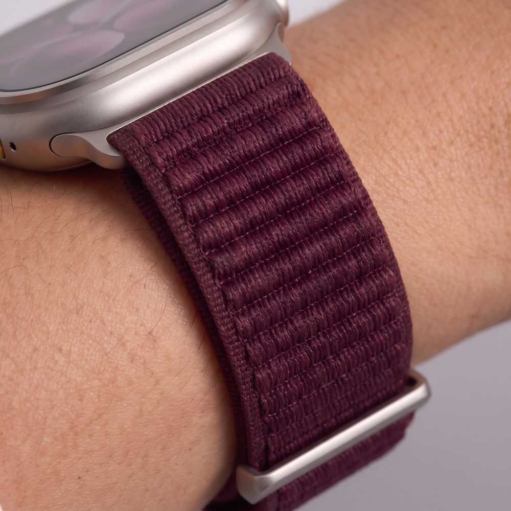 Tech-protect Nylonloop Apple Watch 8 / 9 / 10 / 11 / 12 / Se (40 / 41 / 42 Mm) Deep Burgundy Tech-protect Nylonloop Apple Watch 8 / 9 / 10 / 11 / 12 / Se (40 / 41 / 42 Mm) Deep Burgundy - Image 8