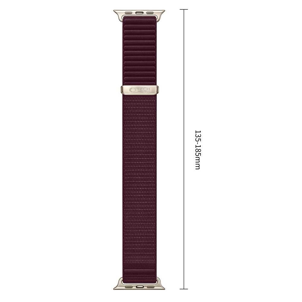 Tech-protect Nylonloop Apple Watch 8 / 9 / 10 / 11 / 12 / Se (40 / 41 / 42 Mm) Deep Burgundy Tech-protect Nylonloop Apple Watch 8 / 9 / 10 / 11 / 12 / Se (40 / 41 / 42 Mm) Deep Burgundy - Image 9
