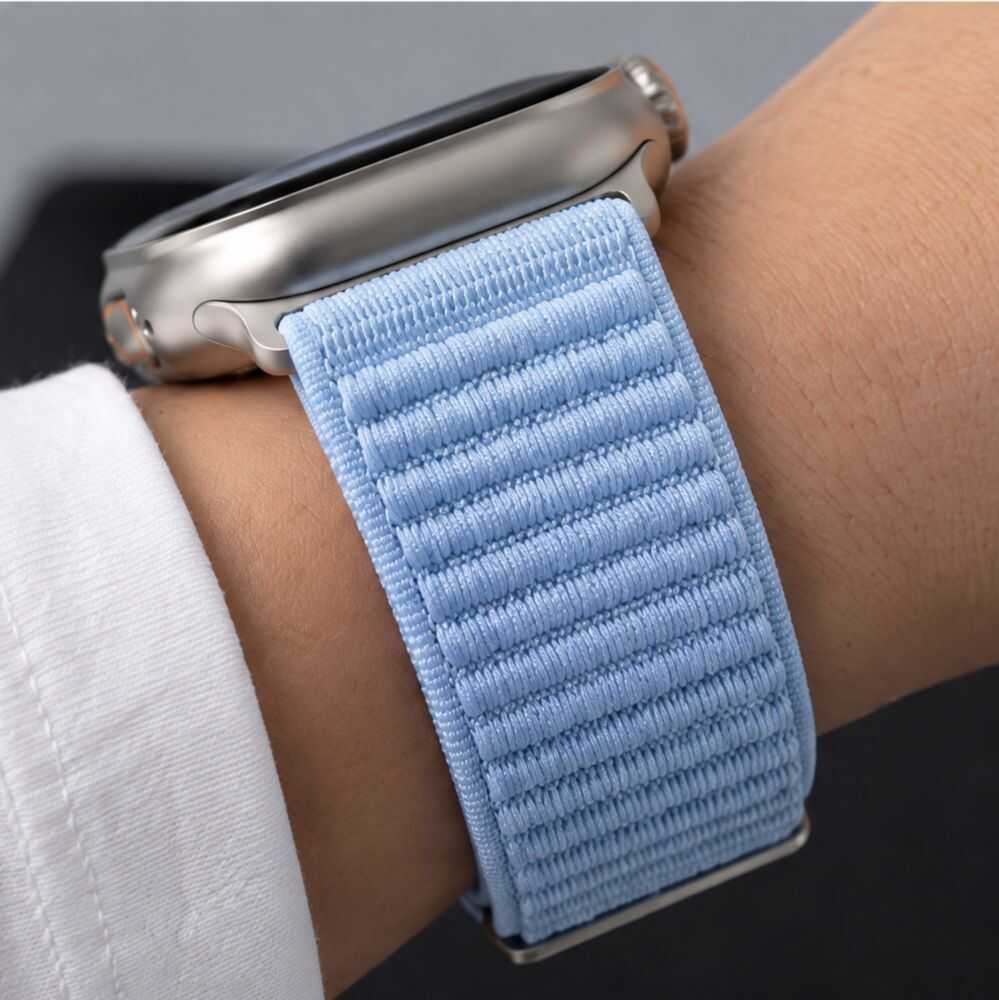 Tech-protect Nylonloop Apple Watch 8 / 9 / 10 / 11 / 12 / Se (40 / 41 / 42 Mm) Baby Blue Tech-protect Nylonloop Apple Watch 8 / 9 / 10 / 11 / 12 / Se (40 / 41 / 42 Mm) Baby Blue - Image 7