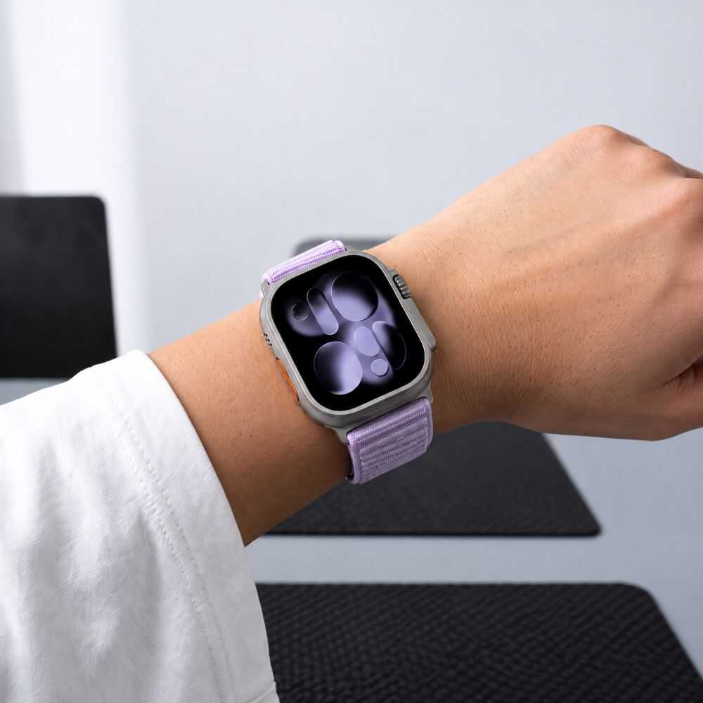 Tech-protect Nylonloop Apple Watch 8 / 9 / 10 / 11 / 12 / Se (40 / 41 / 42 Mm) Purple Tech-protect Nylonloop Apple Watch 8 / 9 / 10 / 11 / 12 / Se (40 / 41 / 42 Mm) Purple - Image 6