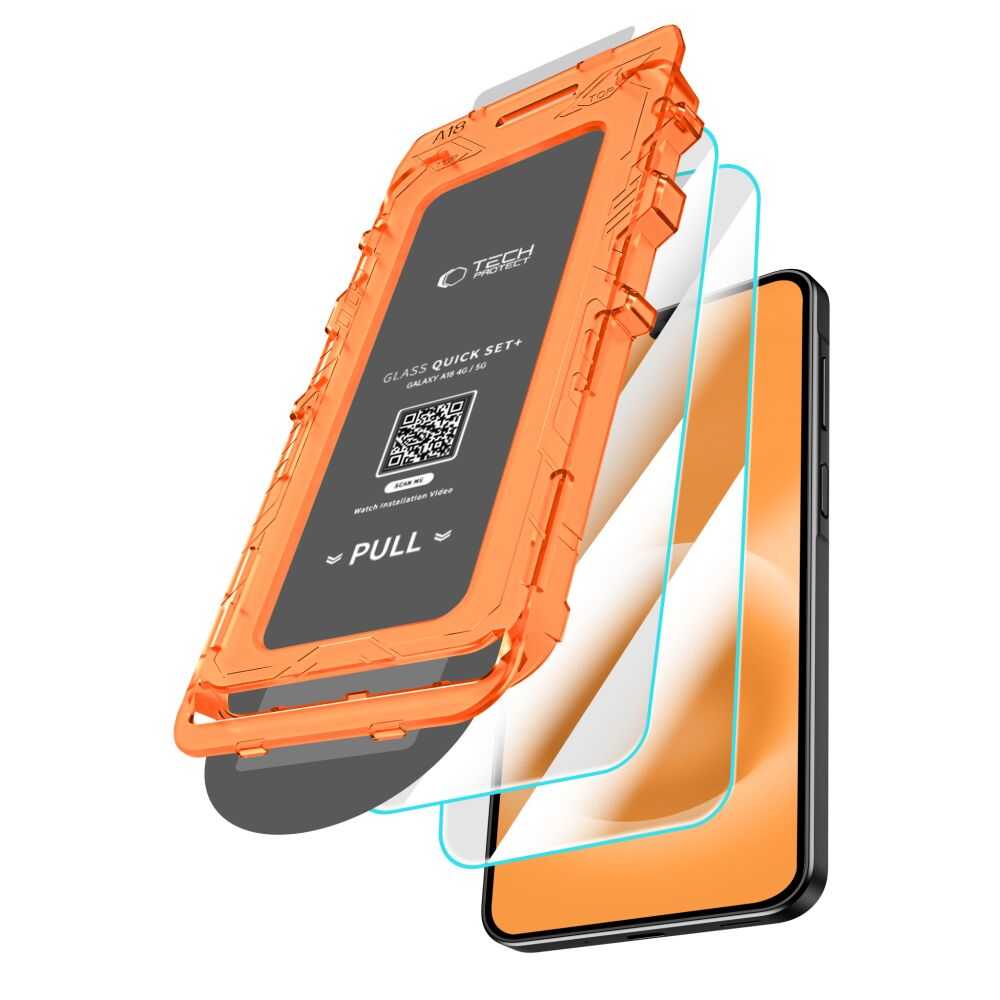 Tech-protect Quick Set+ 2-pack Galaxy A18 4g / 5g Clear Tech-protect Quick Set+ 2-pack Galaxy A18 4g / 5g Clear - Image 3