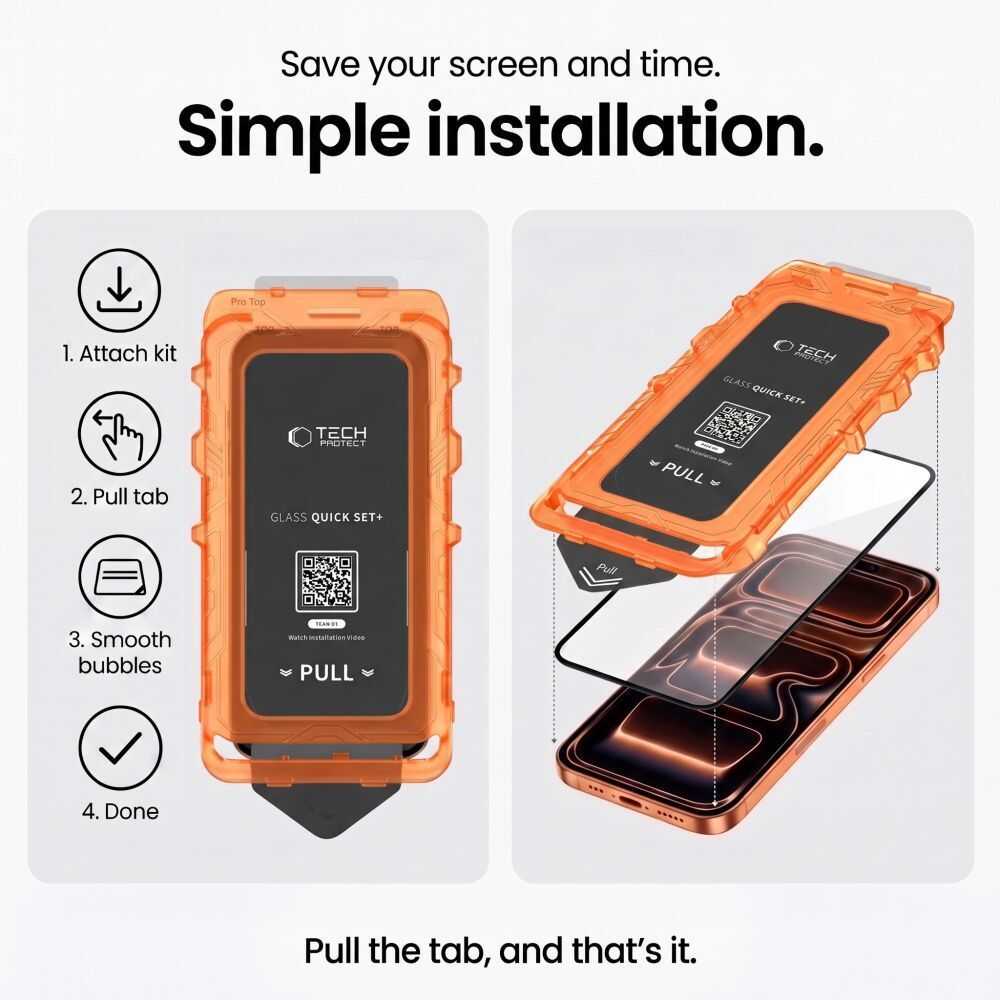 Tech-protect Quick Set+ 2-pack Galaxy A18 4g / 5g Clear Tech-protect Quick Set+ 2-pack Galaxy A18 4g / 5g Clear - Image 7