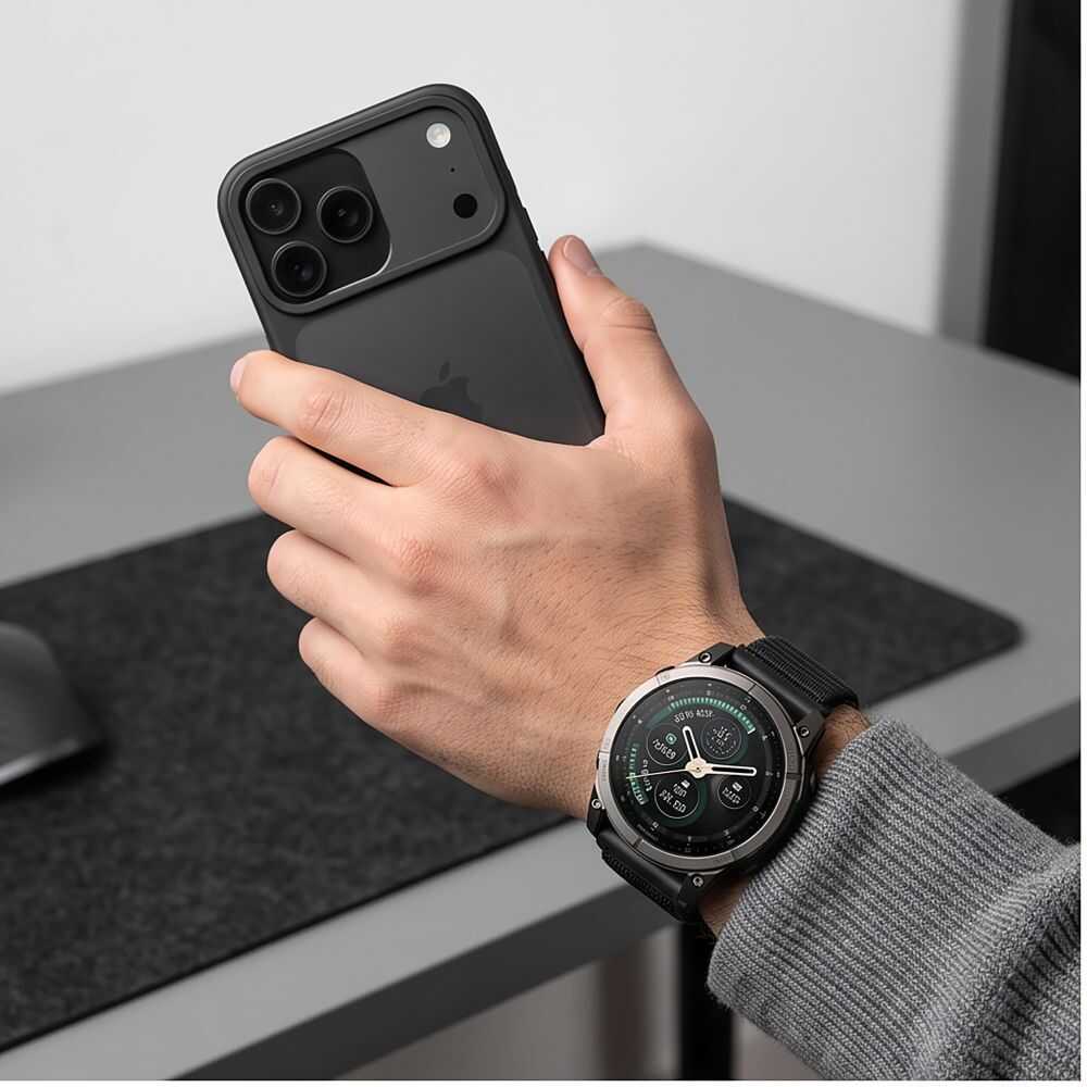 Tech-protect Nylonloop Garmin Fenix 5x / 5x Plus / 6x / 6x Pro / 7x / 8 / 8 Pro / 9 / 9 Pro (51 Mm) Black Tech-protect Nylonloop Garmin Fenix 5x / 5x Plus / 6x / 6x Pro / 7x / 8 / 8 Pro / 9 / 9 Pro (51 Mm) Black - Image 9