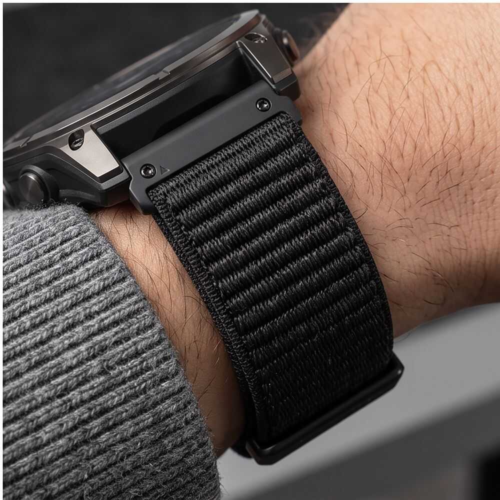 Tech-protect Nylonloop Garmin Fenix 5x / 5x Plus / 6x / 6x Pro / 7x / 8 / 8 Pro / 9 / 9 Pro (51 Mm) Black Tech-protect Nylonloop Garmin Fenix 5x / 5x Plus / 6x / 6x Pro / 7x / 8 / 8 Pro / 9 / 9 Pro (51 Mm) Black - Image 10
