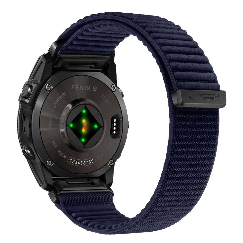Tech-protect Nylonloop Garmin Fenix 5x / 5x Plus / 6x / 6x Pro / 7x / 8 / 8 Pro / 9 / 9 Pro (51 Mm) Navy Blue Tech-protect Nylonloop Garmin Fenix 5x / 5x Plus / 6x / 6x Pro / 7x / 8 / 8 Pro / 9 / 9 Pro (51 Mm) Navy Blue - Image 4
