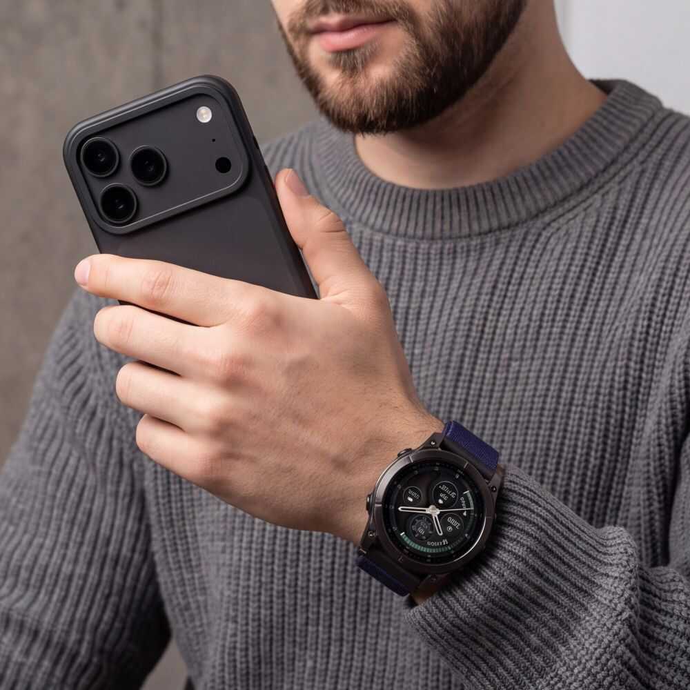 Tech-protect Nylonloop Garmin Fenix 5x / 5x Plus / 6x / 6x Pro / 7x / 8 / 8 Pro / 9 / 9 Pro (51 Mm) Navy Blue Tech-protect Nylonloop Garmin Fenix 5x / 5x Plus / 6x / 6x Pro / 7x / 8 / 8 Pro / 9 / 9 Pro (51 Mm) Navy Blue - Image 5