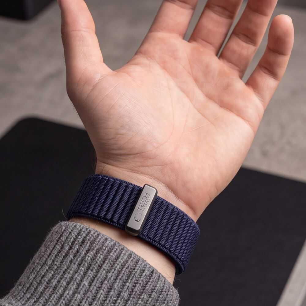 Tech-protect Nylonloop Garmin Fenix 5x / 5x Plus / 6x / 6x Pro / 7x / 8 / 8 Pro / 9 / 9 Pro (51 Mm) Navy Blue Tech-protect Nylonloop Garmin Fenix 5x / 5x Plus / 6x / 6x Pro / 7x / 8 / 8 Pro / 9 / 9 Pro (51 Mm) Navy Blue - Image 6