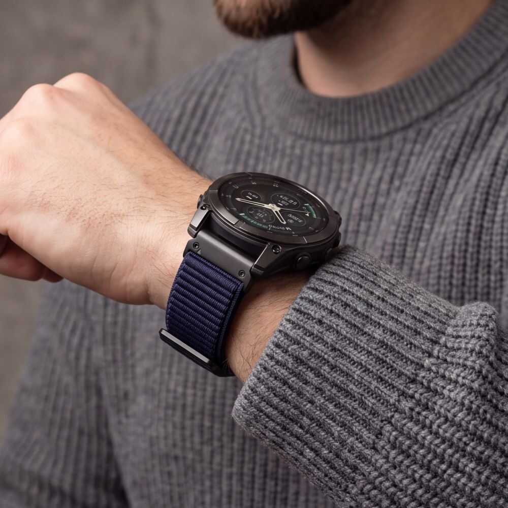 Tech-protect Nylonloop Garmin Fenix 5x / 5x Plus / 6x / 6x Pro / 7x / 8 / 8 Pro / 9 / 9 Pro (51 Mm) Navy Blue Tech-protect Nylonloop Garmin Fenix 5x / 5x Plus / 6x / 6x Pro / 7x / 8 / 8 Pro / 9 / 9 Pro (51 Mm) Navy Blue - Image 7