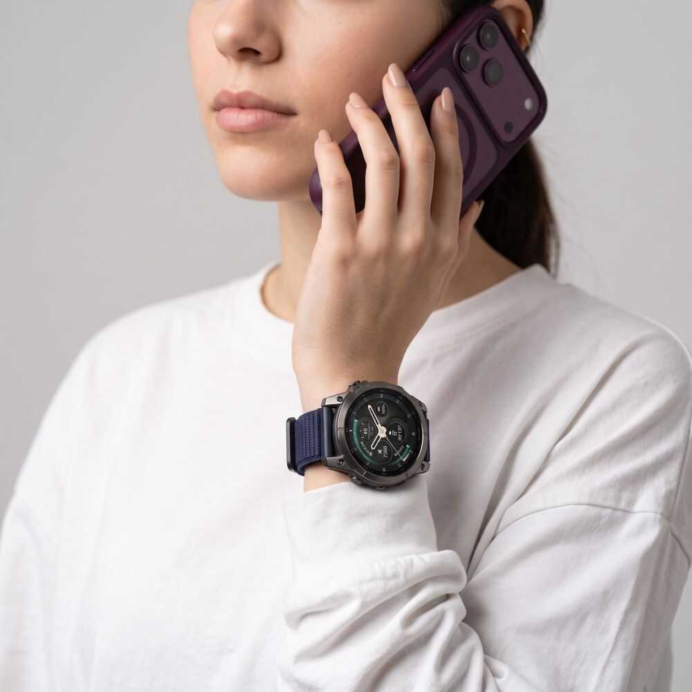 Tech-protect Nylonloop Garmin Fenix 5x / 5x Plus / 6x / 6x Pro / 7x / 8 / 8 Pro / 9 / 9 Pro (51 Mm) Navy Blue Tech-protect Nylonloop Garmin Fenix 5x / 5x Plus / 6x / 6x Pro / 7x / 8 / 8 Pro / 9 / 9 Pro (51 Mm) Navy Blue - Image 8