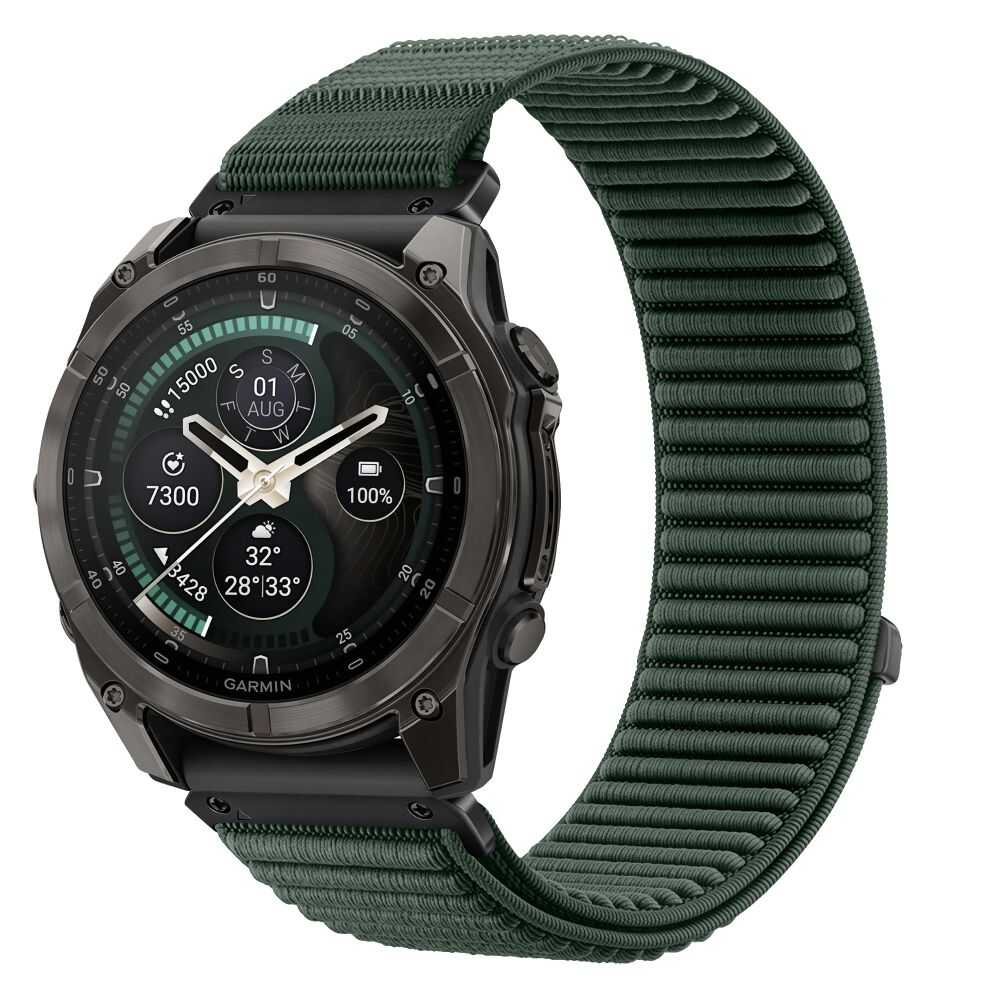 Alternative view of Tech-protect Nylonloop Garmin Fenix 5x / 5x Plus / 6x / 6x Pro / 7x / 8 / 8 Pro / 9 / 9 Pro (51 Mm) Military Green