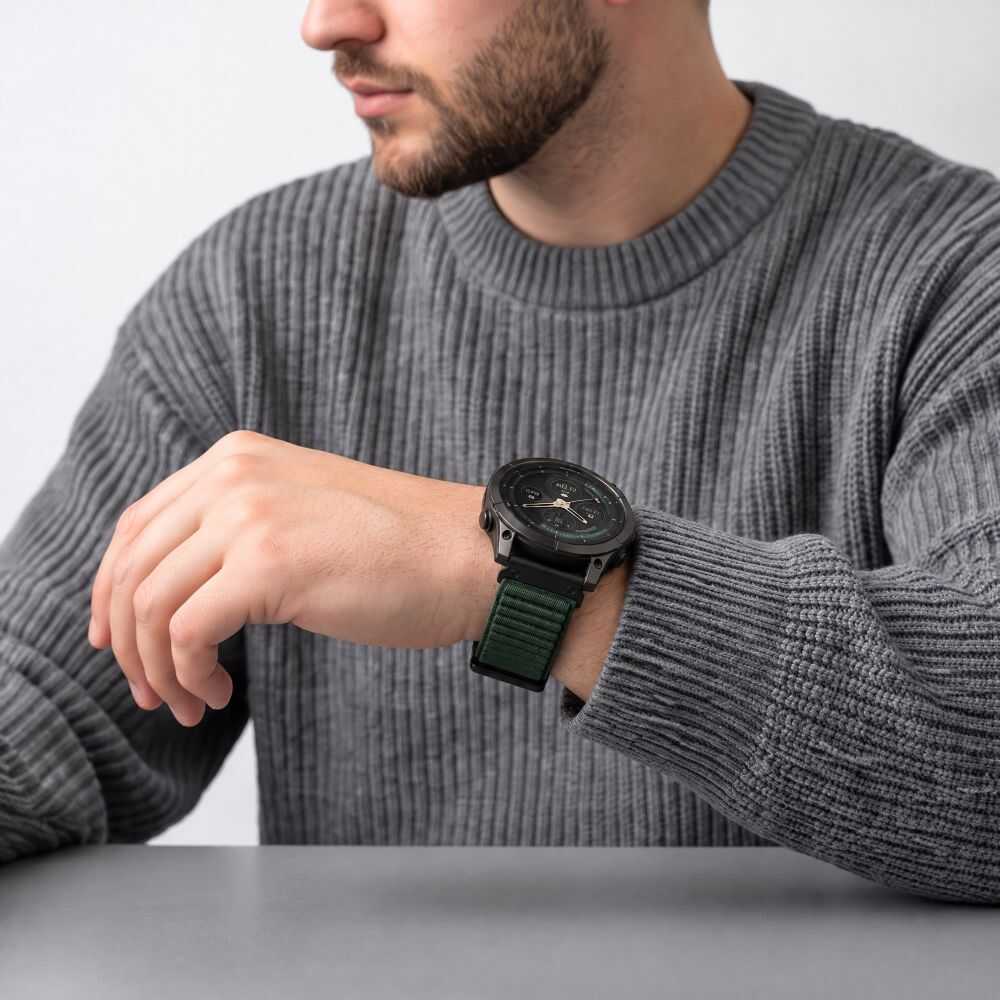 Tech-protect Nylonloop Garmin Fenix 5x / 5x Plus / 6x / 6x Pro / 7x / 8 / 8 Pro / 9 / 9 Pro (51 Mm) Military Green Tech-protect Nylonloop Garmin Fenix 5x / 5x Plus / 6x / 6x Pro / 7x / 8 / 8 Pro / 9 / 9 Pro (51 Mm) Military Green - Image 9