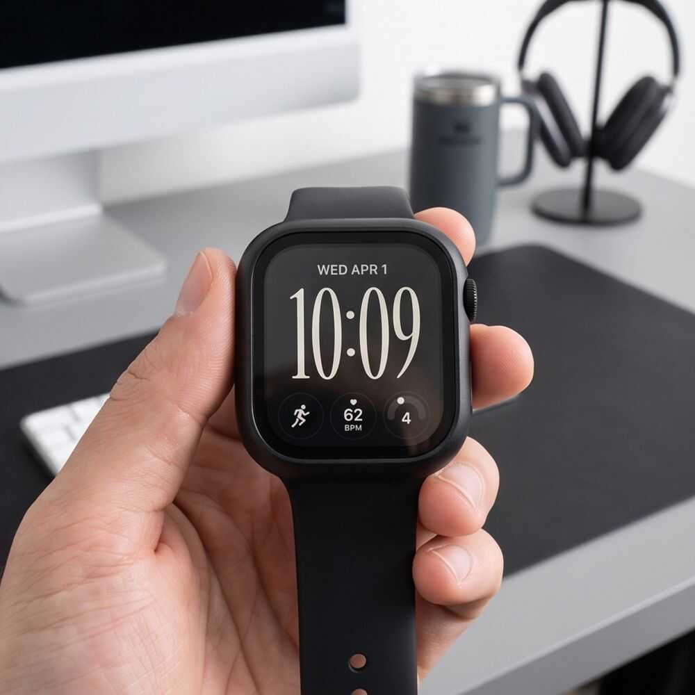 Tech-protect Defense 2-pack Apple Watch 12 (42 Mm) Black & Clear Tech-protect Defense 2-pack Apple Watch 12 (42 Mm) Black & Clear - Image 13